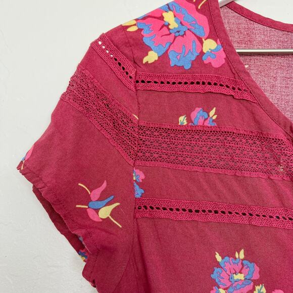 Matilda Jane Art Class Floral Dress Medium - Picture 3 of 5